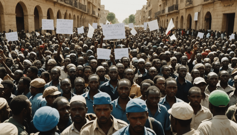 des centaines de manifestants au tchad se mobilisent pour exiger le départ des forces françaises, témoignant d'un mécontentement croissant contre l'intervention étrangère. découvrez les raisons de ce mouvement et les réactions des autorités.