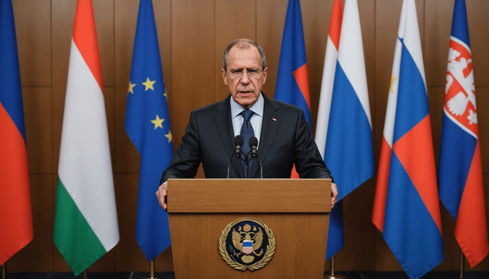 dans une déclaration récente, le ministre des affaires étrangères russe, sergueï lavrov, affirme que la russie est déterminée à se défendre par tous les moyens nécessaires. cette déclaration souligne la posture ferme de moscou face aux tensions internationales croissantes.