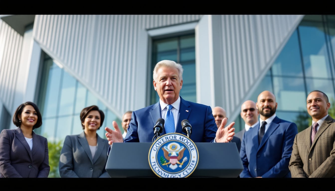 discover the significant announcement from Governor Moore and his delegation regarding the expansion of the defense technology center. an ambitious project aimed at strengthening innovation and security in the defense sector, promising new opportunities and a bright future for the region.