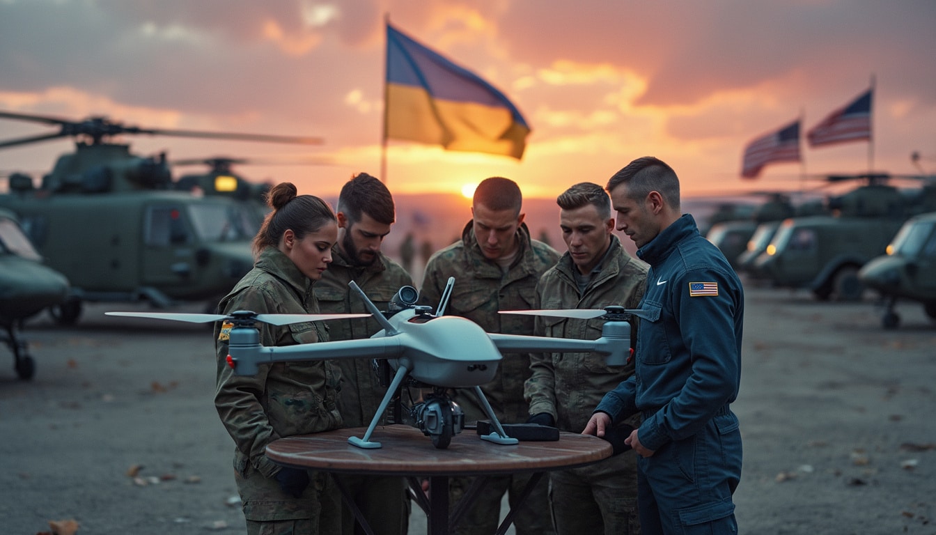 discover how the united states announce a new military aid package of 2.1 billion dollars to support ukraine in its fight. analysis of the impacts of this aid on the front and international reactions.