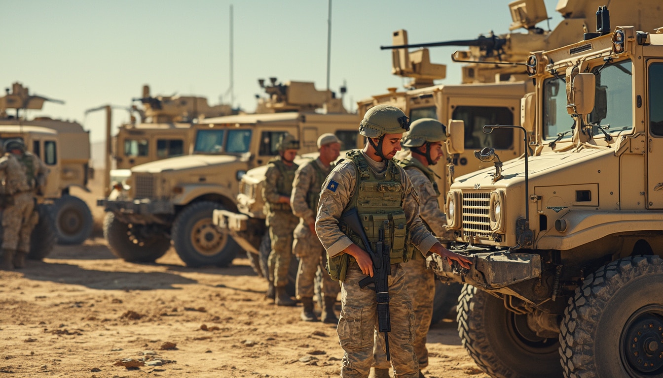 découvrez comment israël renforce sa capacité militaire avec l'achat de véhicules tactiques oshkosh, une décision stratégique visant à prolonger la production et à moderniser ses forces armées.