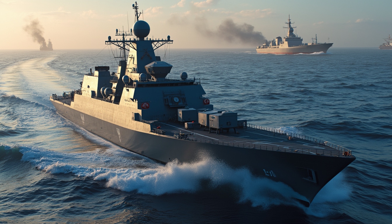 découvrez comment une frégate danoise de défense aérienne prend la mer rouge pour protéger le commerce maritime face à des menaces croissantes. une réponse stratégique pour assurer la sécurité en mer.