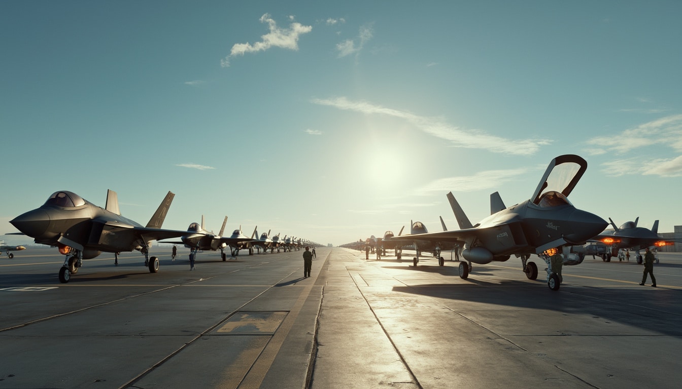 découvrez comment l'armée de l'air américaine prévoit de renforcer sa flotte avec le déploiement de 25 chasseurs f-35 d'ici l'exercice financier 2026, selon un rapport détaillé. bénéficiez d'un aperçu des enjeux stratégiques et des implications de cette décision pour la défense nationale.